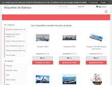 Tablet Screenshot of maquettesdebateaux.fr