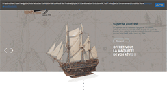 Desktop Screenshot of maquettesdebateaux.com